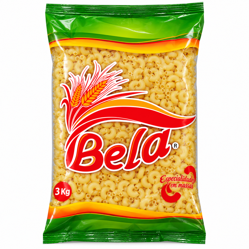 Pasta Sasseka Bela 3KG Pasta/Elbow