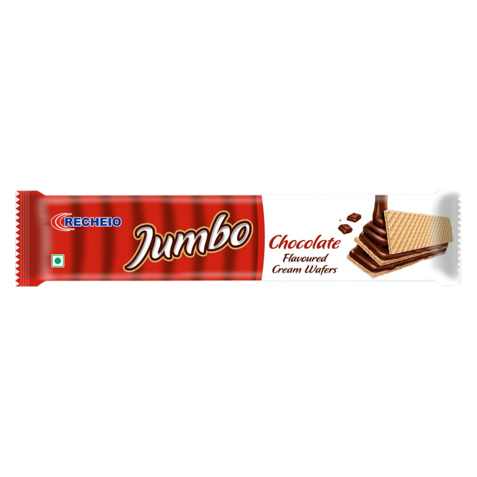 Bolachas Recheio 35G Jumbo Chocolate Wafer