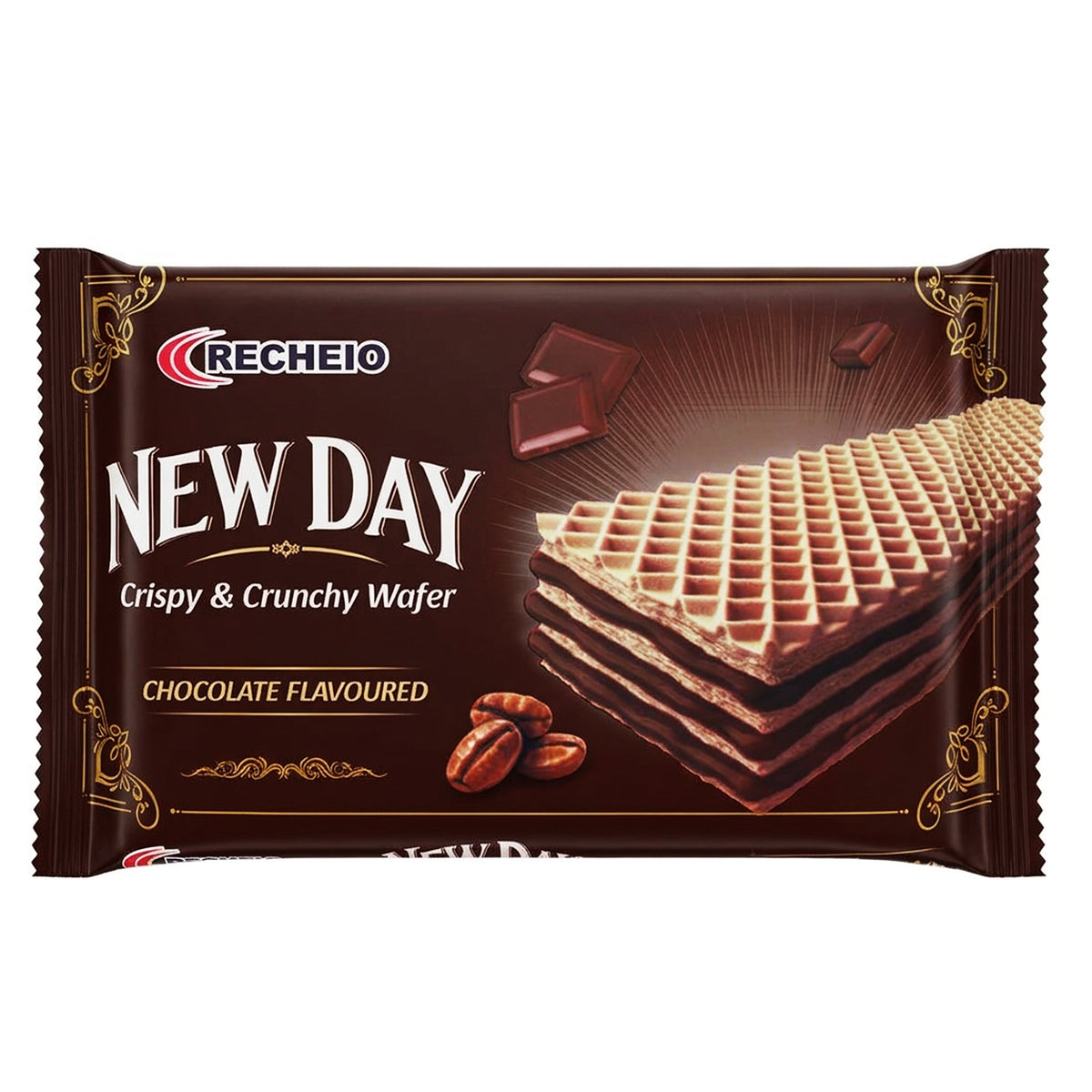 Bolacha Recheio 40G New Day Chocolate Wafer